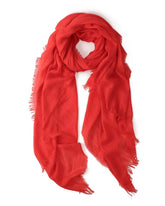 Lightweight Basic Scarf in Red